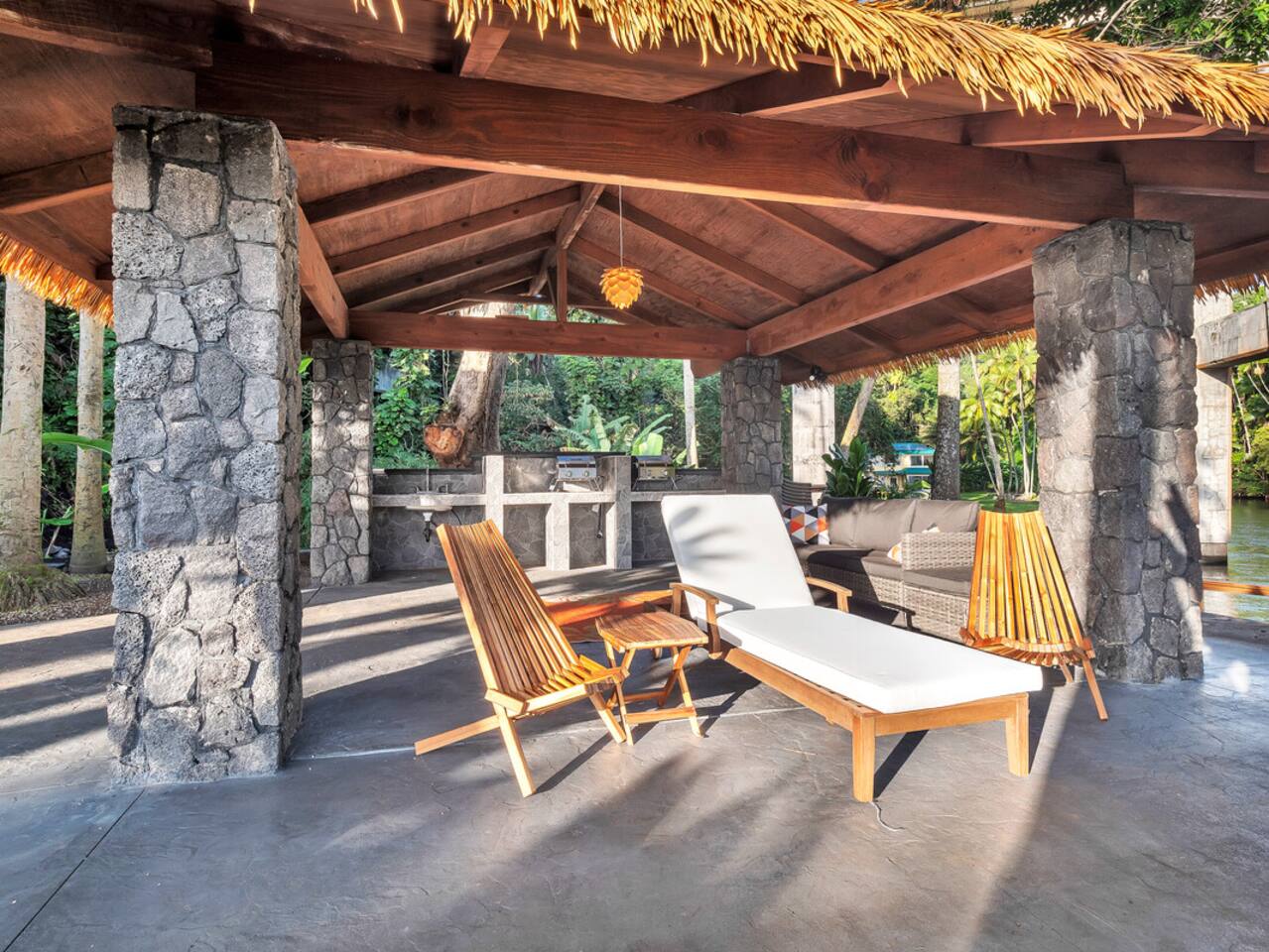 Relax in the many different seating options that are provided all around the property, each view is equally awe inspiring