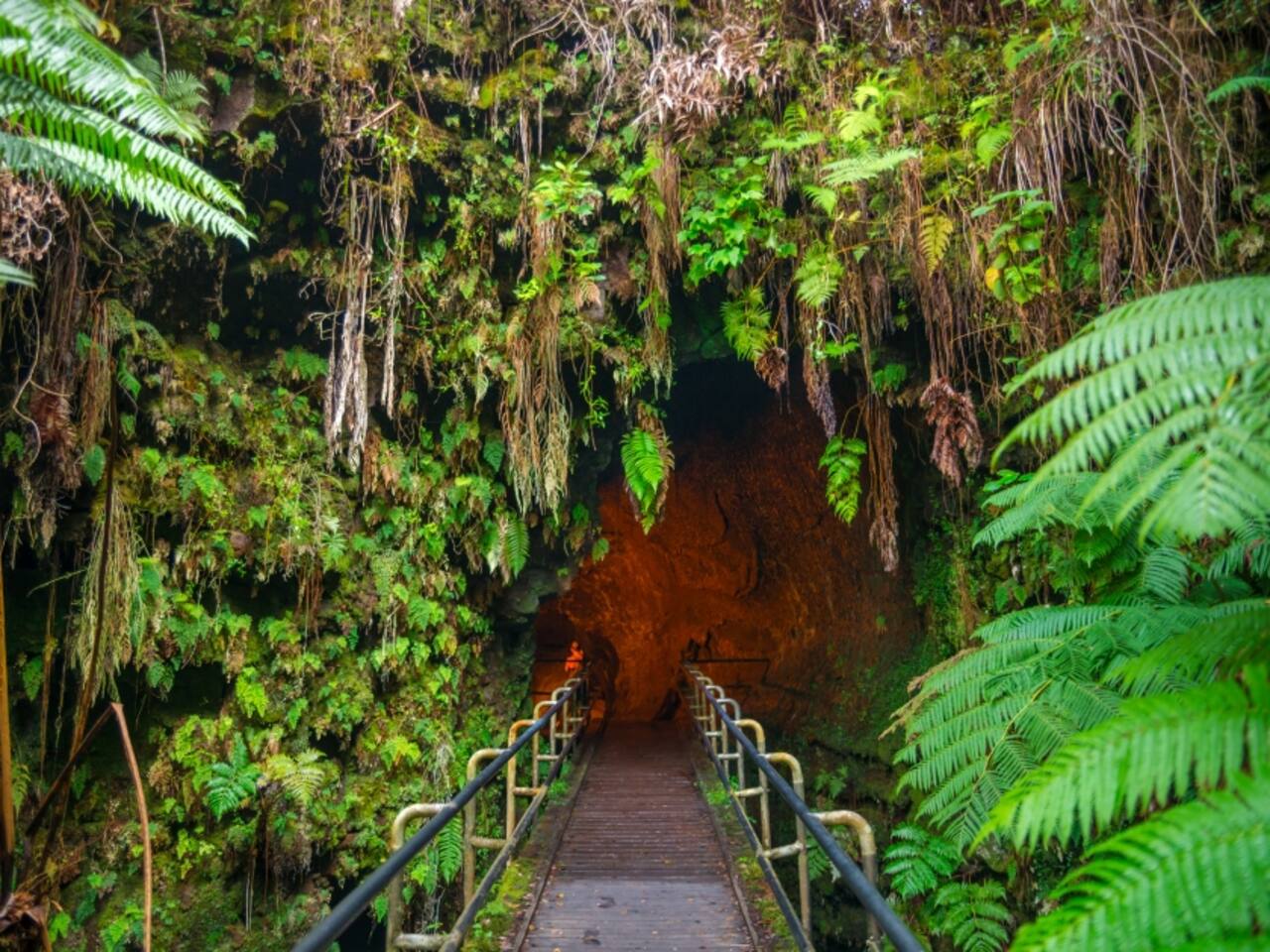 At Hawaii Volcanoes National Park, experience the raw beauty of volcanic craters, rugged trails, and one of the world’s most active volcanoes.
