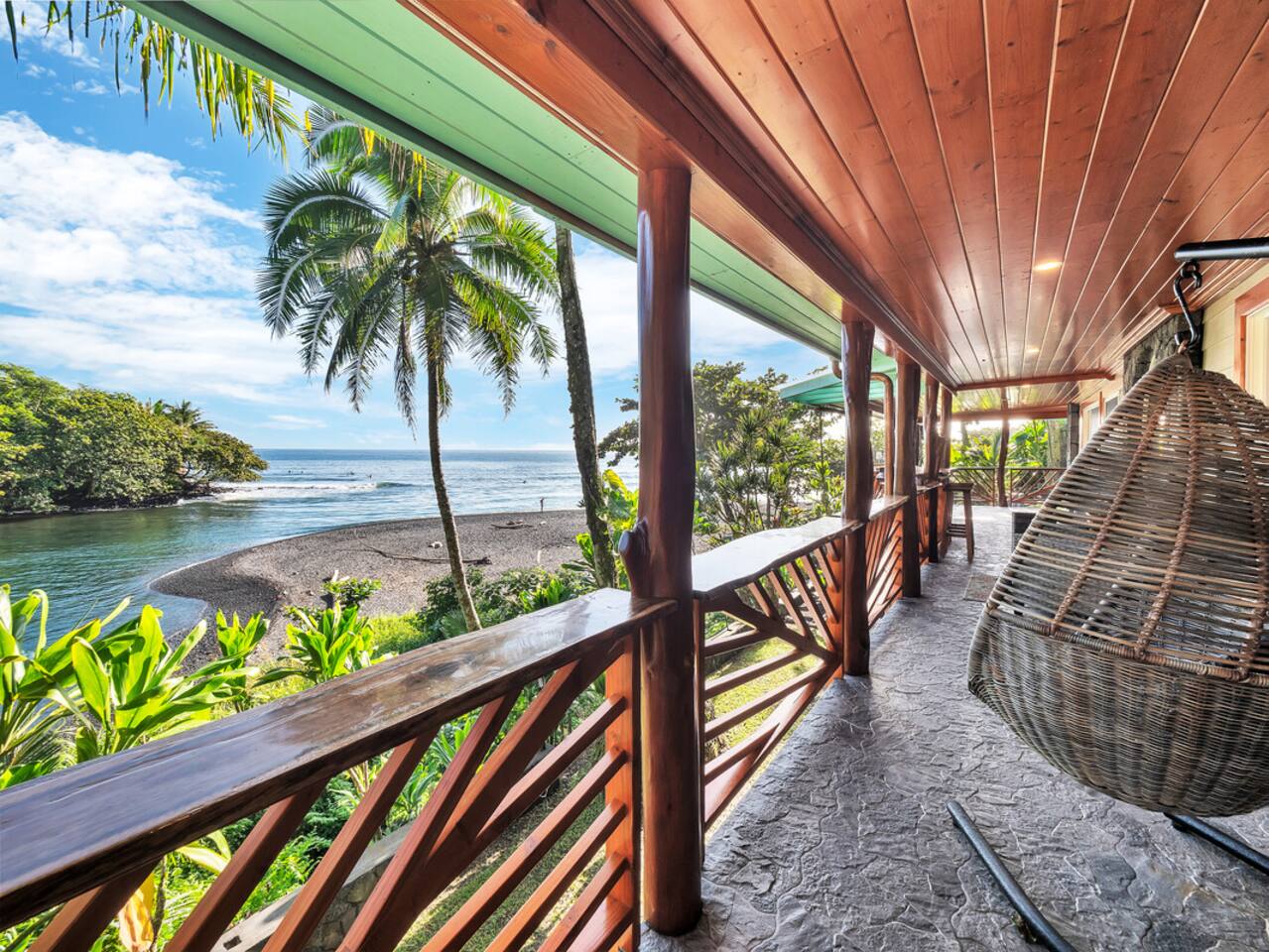 With stunning views of the Honoli'i Stream and ocean, your slice of paradise awaits.