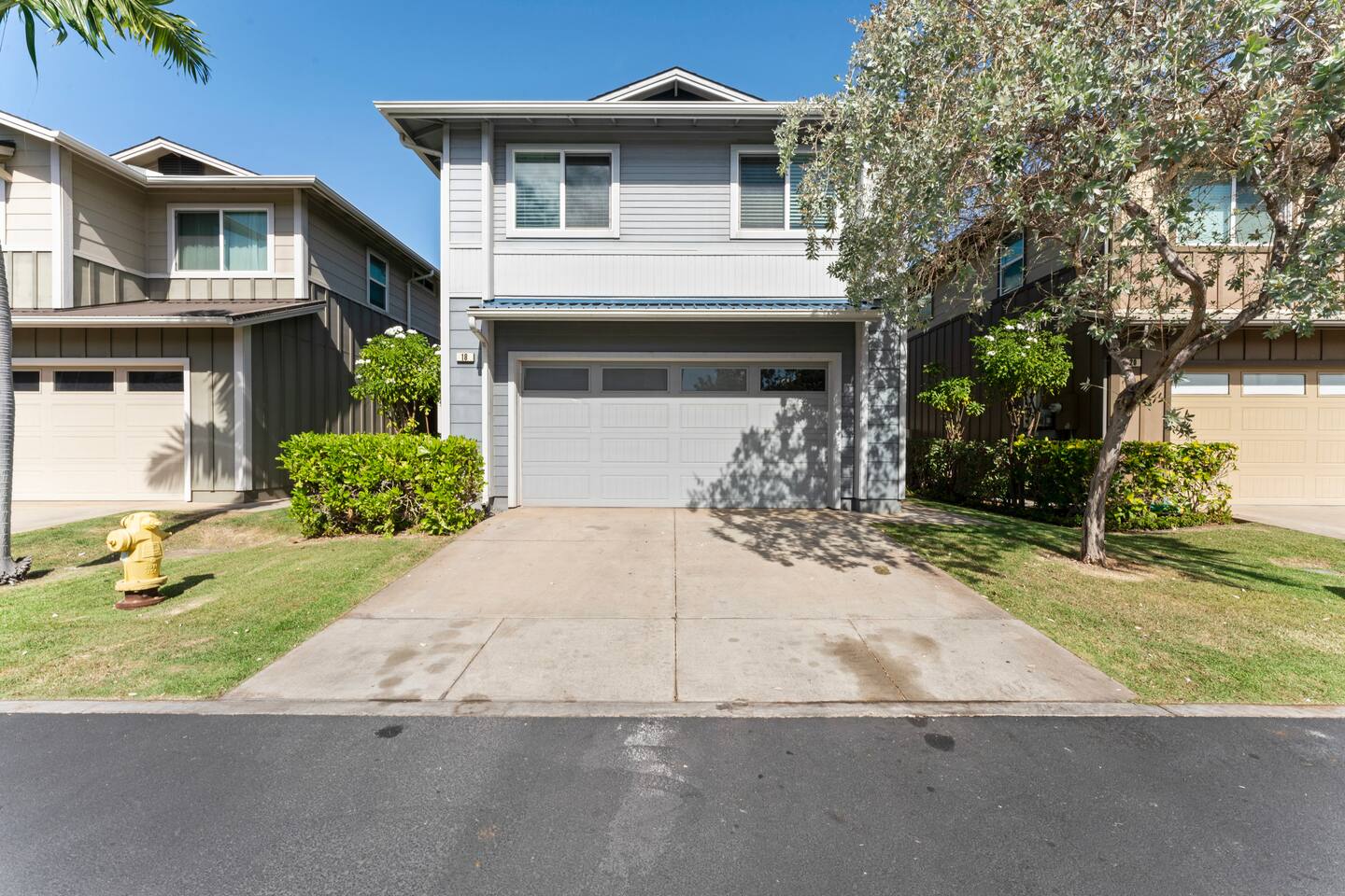 Tucked into a peaceful neighborhood, this home features a 2-car garage.