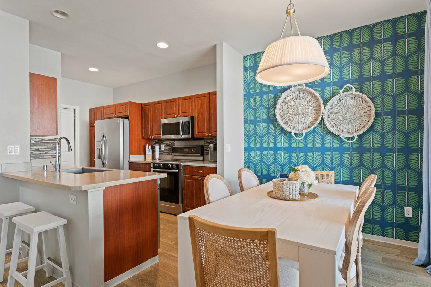 Where tropical charm and sleek design come together... your Hawaiian escape starts in the heart of the home!