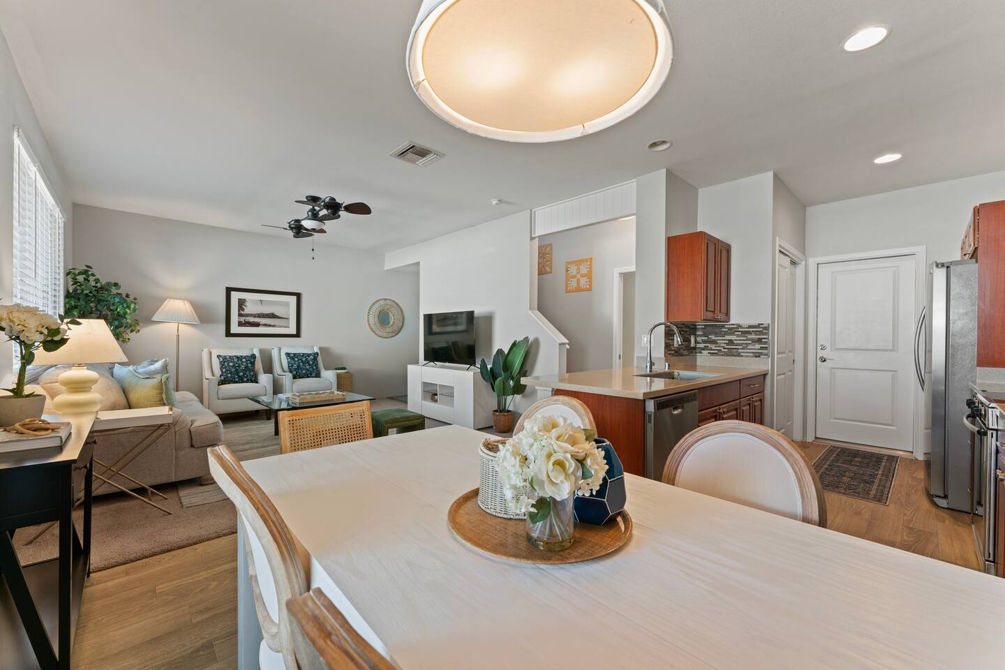 Stylish interiors and thoughtful touches make this space one for creating memories.