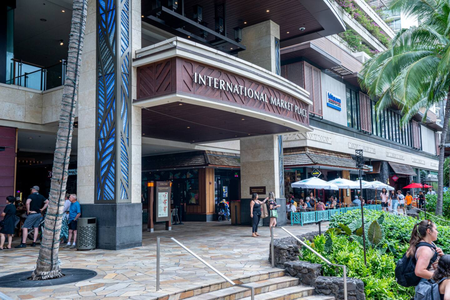 Stop by the International Marketplace for shopping and good eats, located within walking distance!