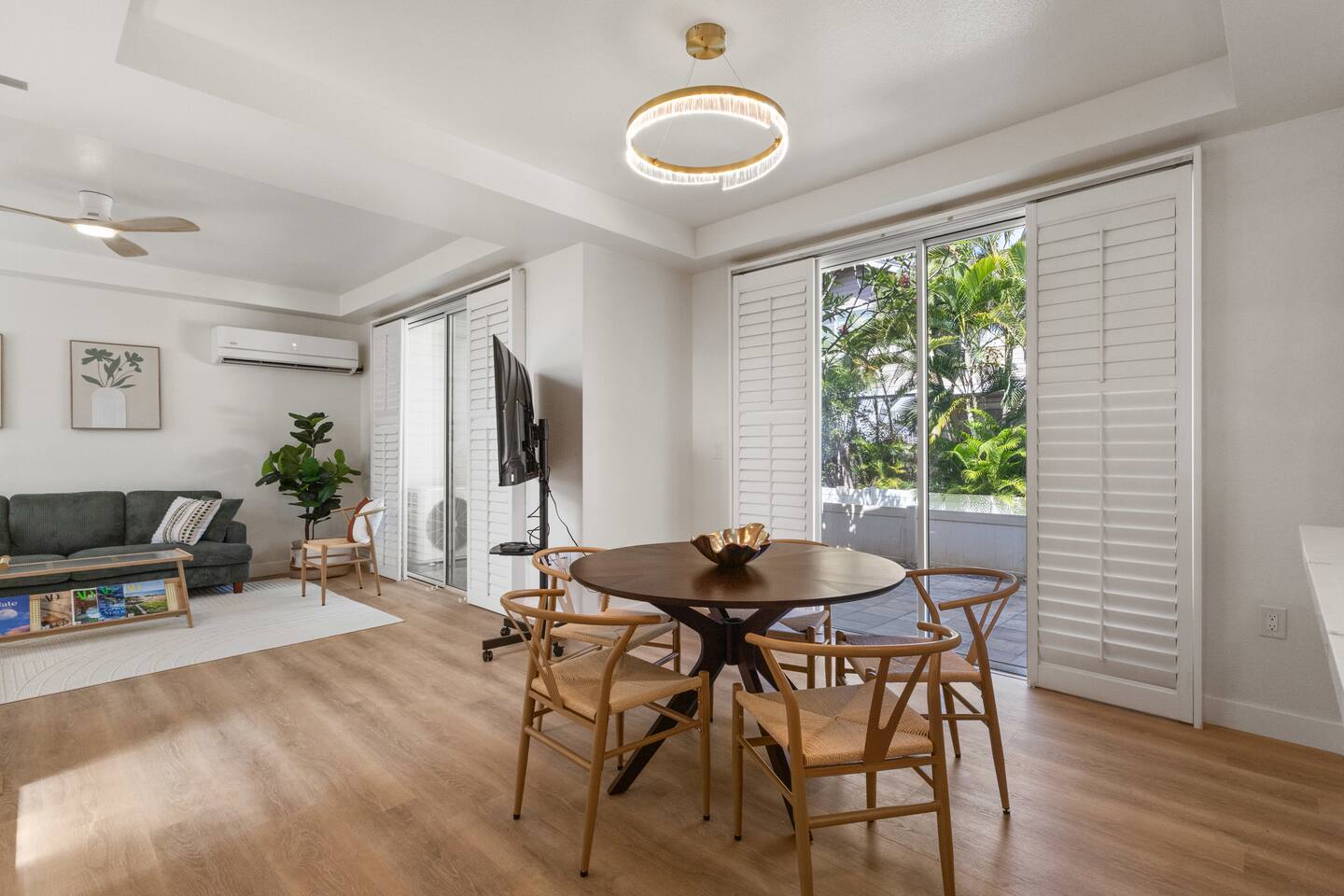Perfect space for family dinners or casual meals