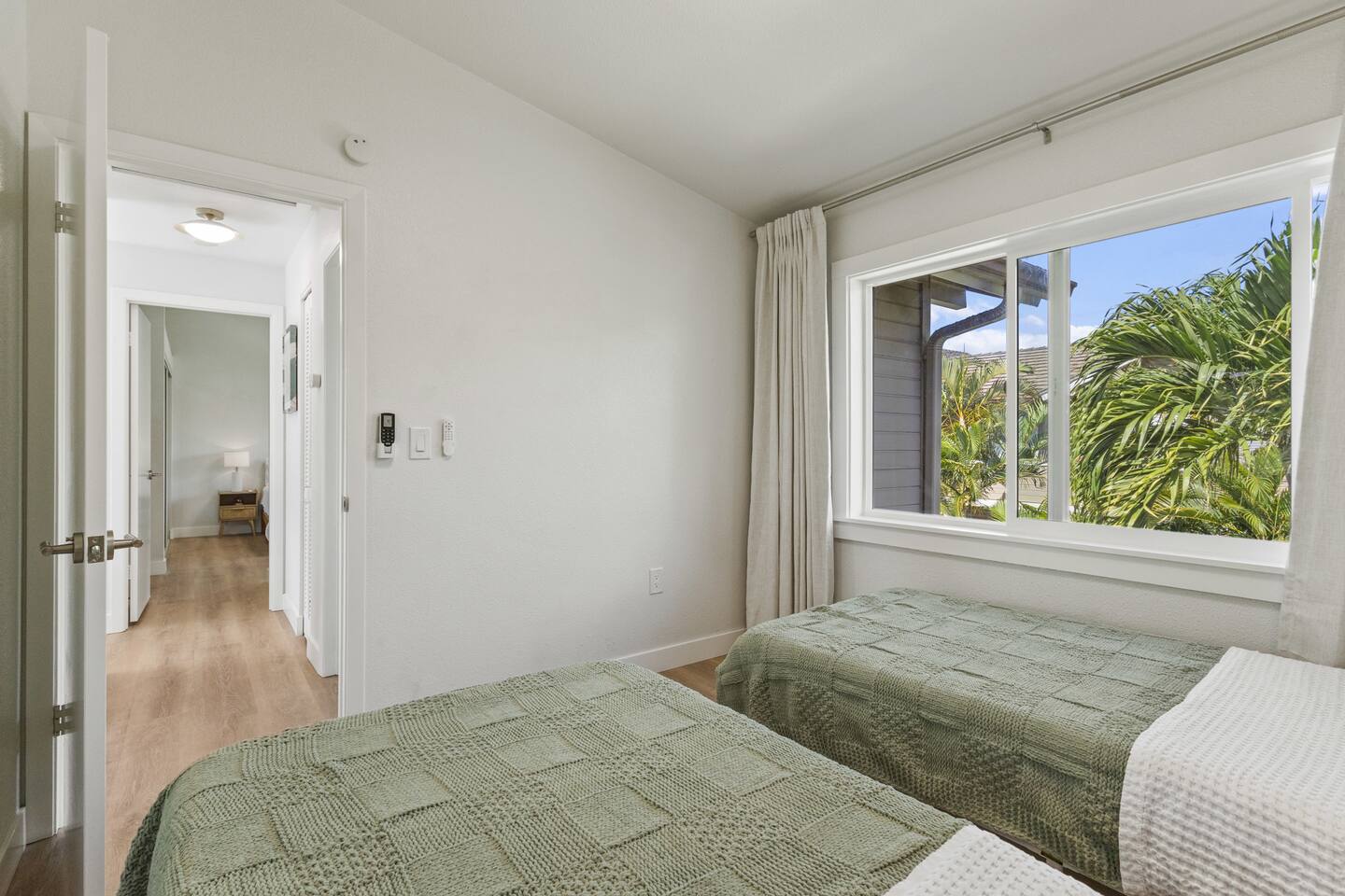 Relax and recharge in this serene bedroom