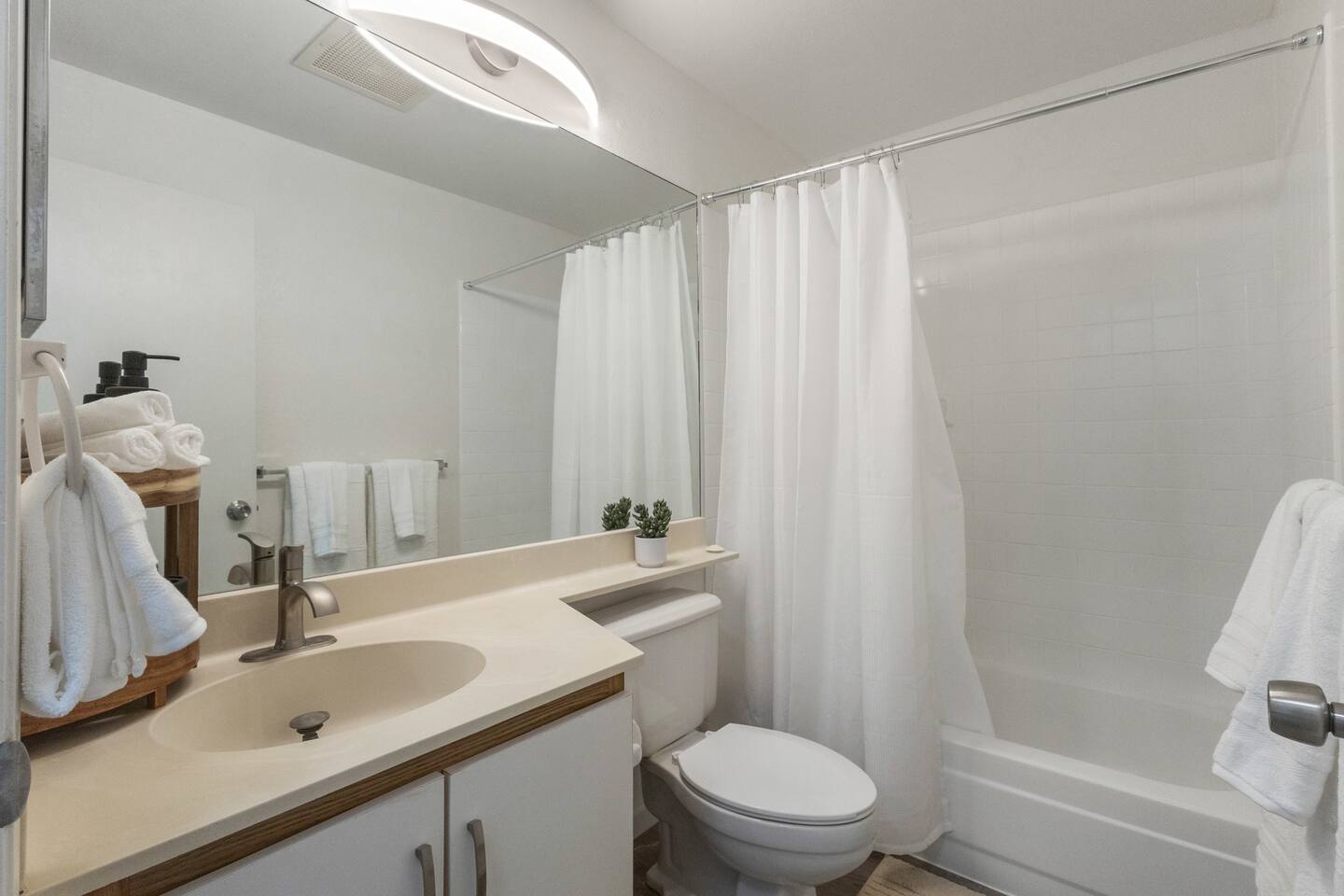 A second full bathroom is perfect to offer privacy to your guests.