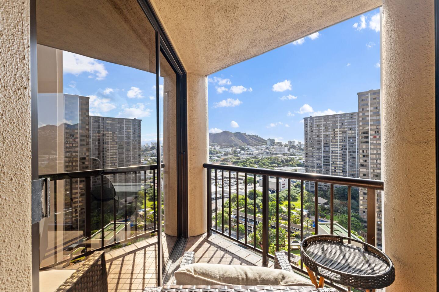 Wake up to sweeping city views and iconic mountain backdrops from your private balcony retreat. Perfect for morning coffee or sunset unwinding.