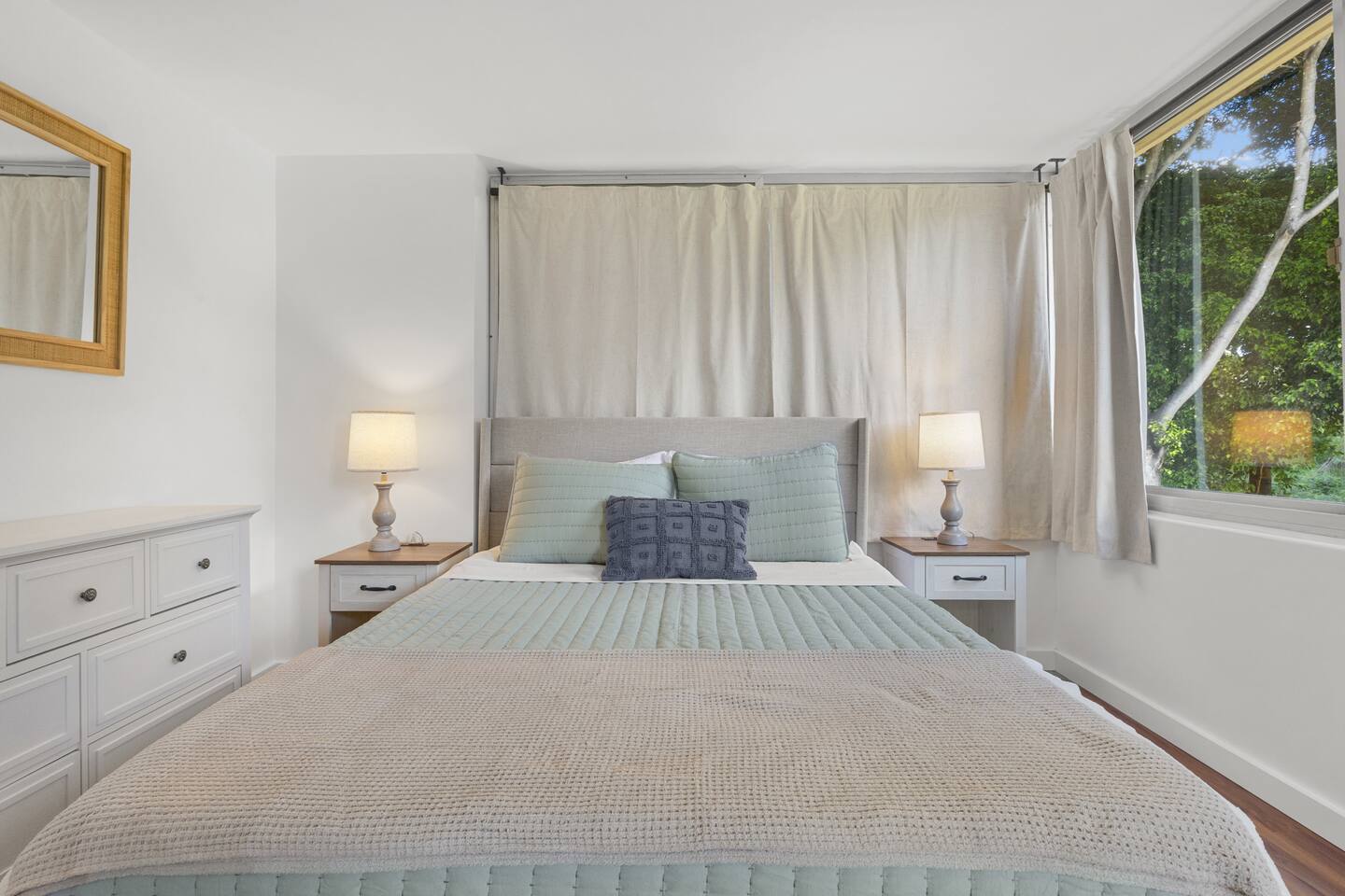 Your quiet retreat with room to breathe, wrapped in warm wood, soft textures, and gentle morning light.