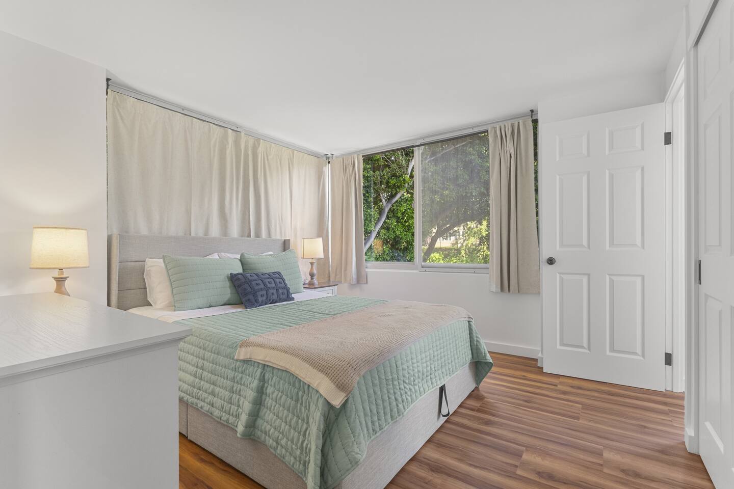 Calm colors and cozy textures, perfect for winding down or waking up slow