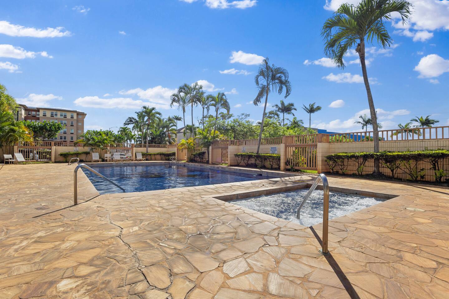 A perfect day starts here, where warm tiles, cool water, and laid-back vibes meet.