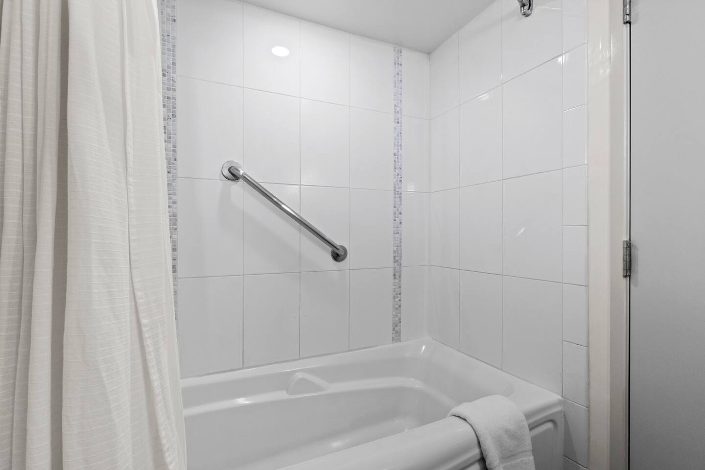 Unwind with a bath after a day of exploring.