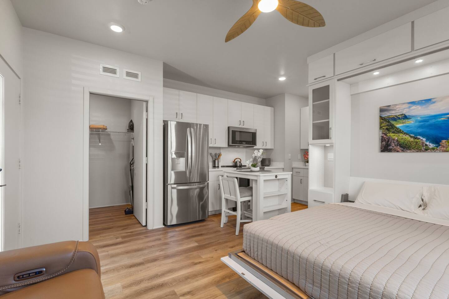 Cozy Ho'opili Studio | AC, W/D, Kitchen