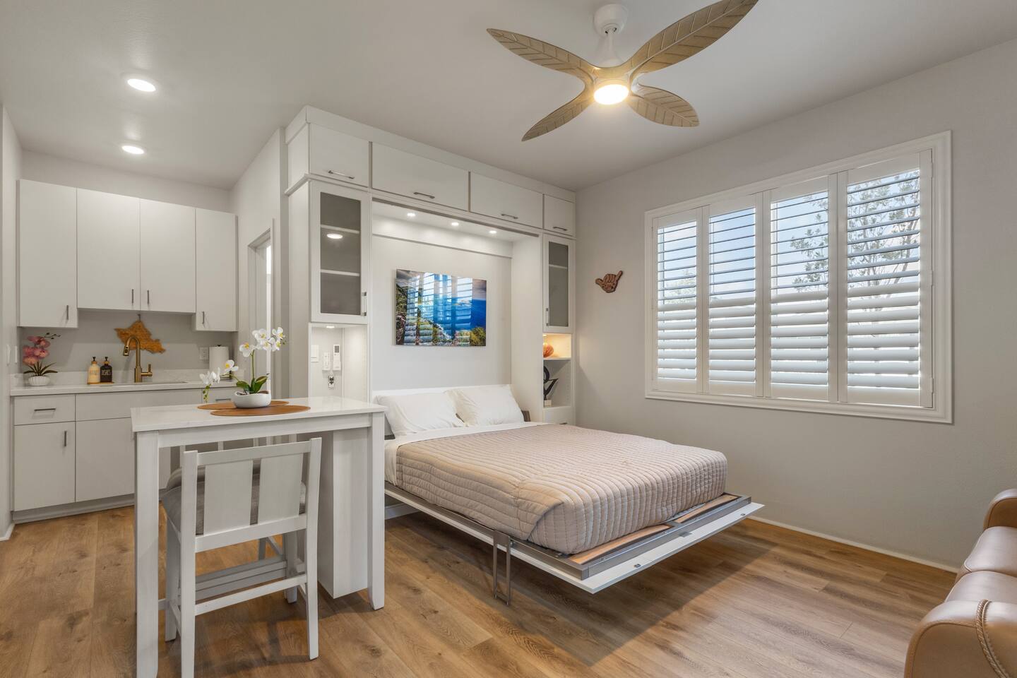 Cozy Ho'opili Studio | AC, W/D, Kitchen