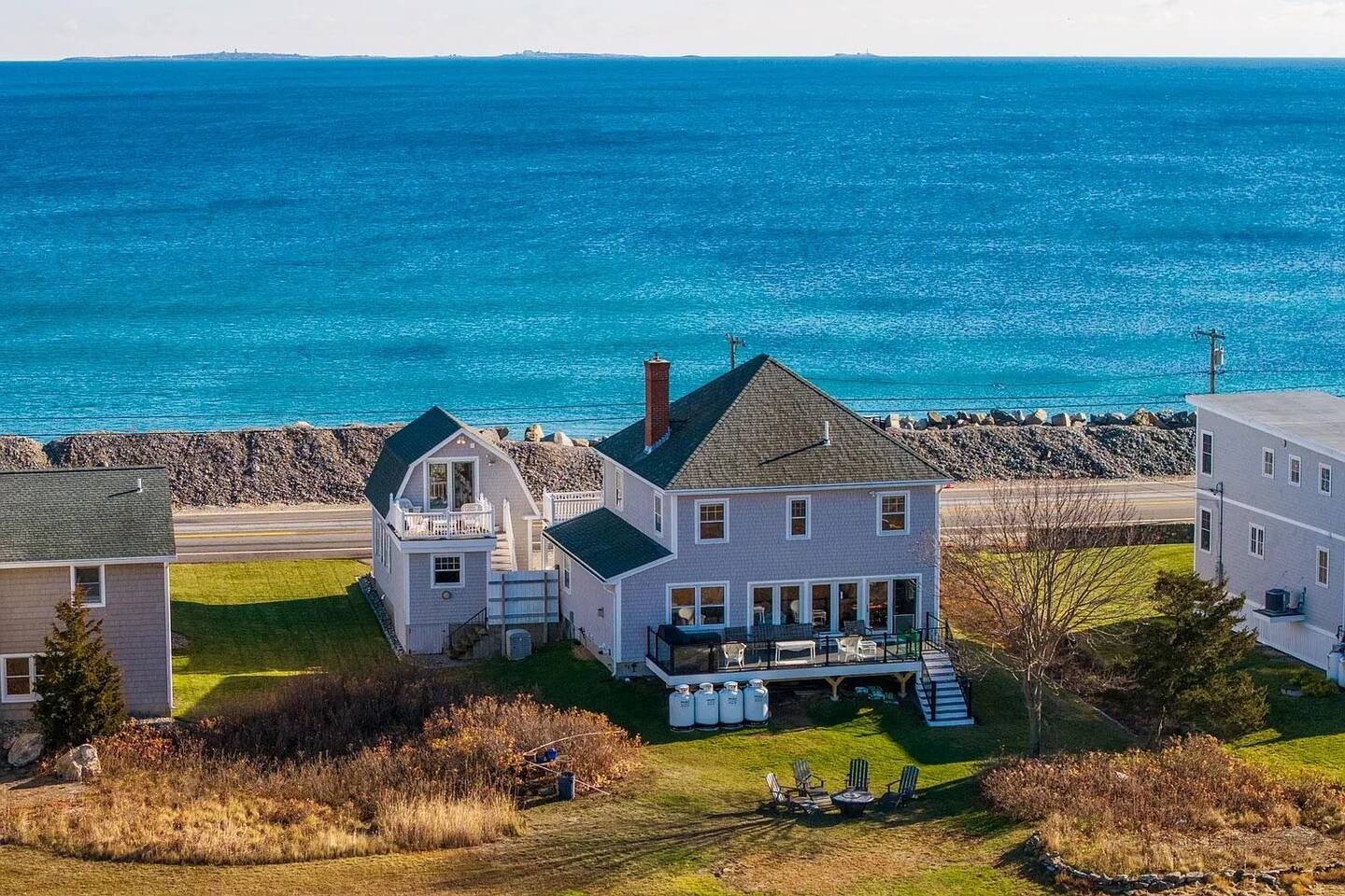 Oceanfront Rye Beach House w/Golf Simulator