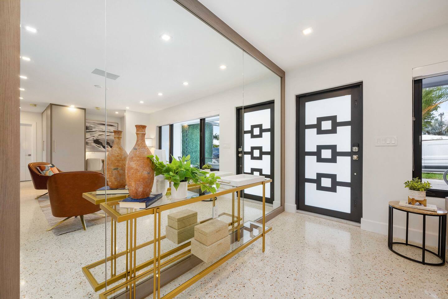 The entry way of the home