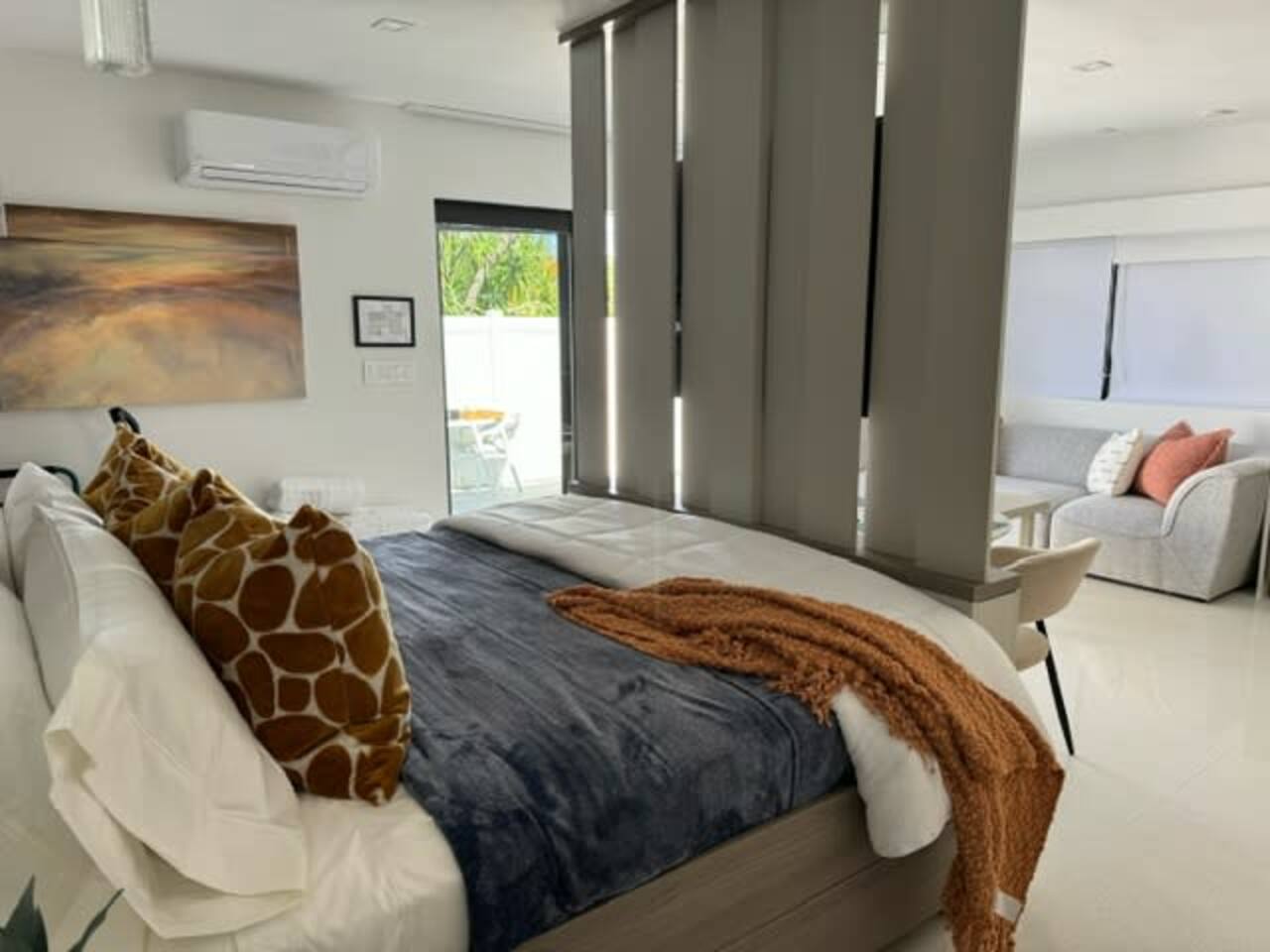 When it’s time to rest and recharge, crawl into the king bed