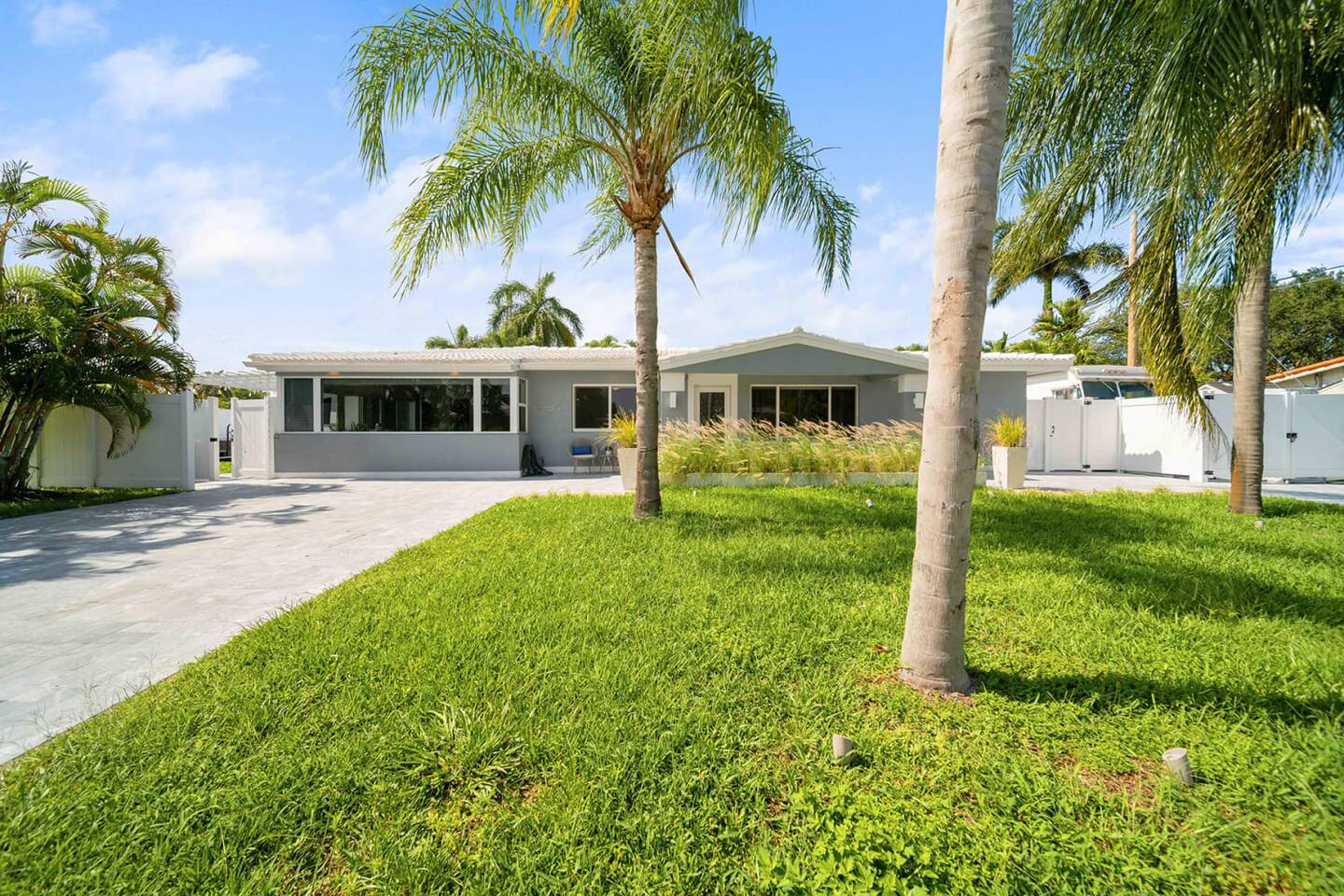 Well-manicured and maintained home