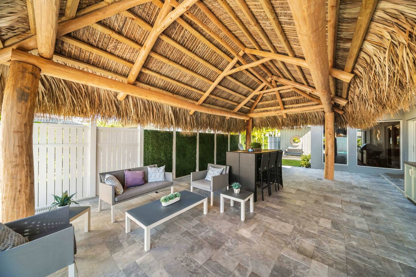 Get out of the heat and relax in the shade when needed