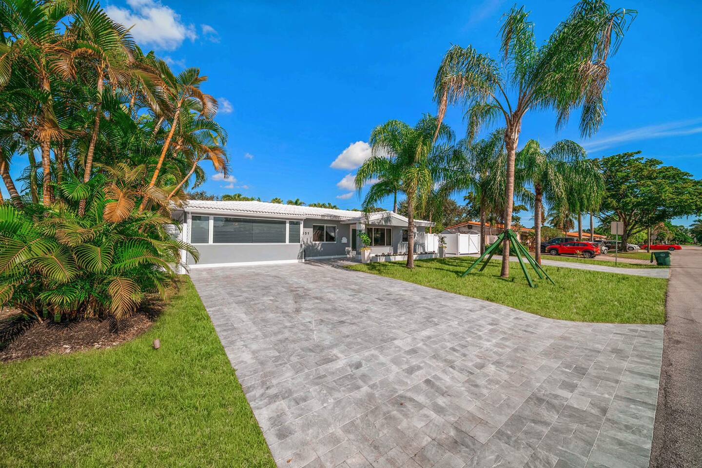 Well-manicured and maintained home