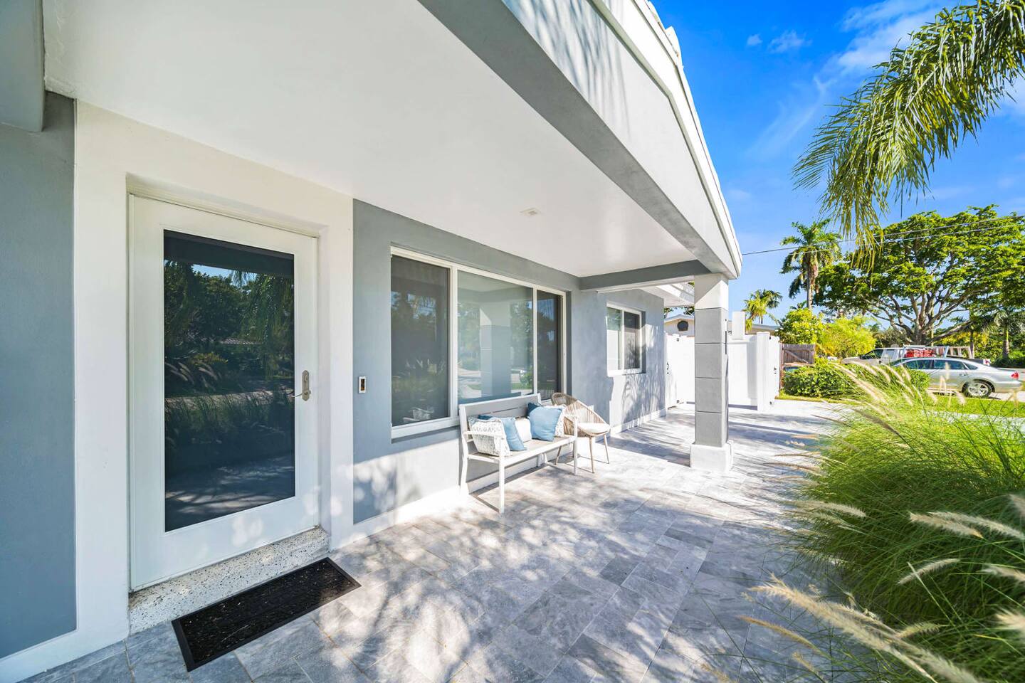 A beautiful well-maintained yard and great outdoor spaces