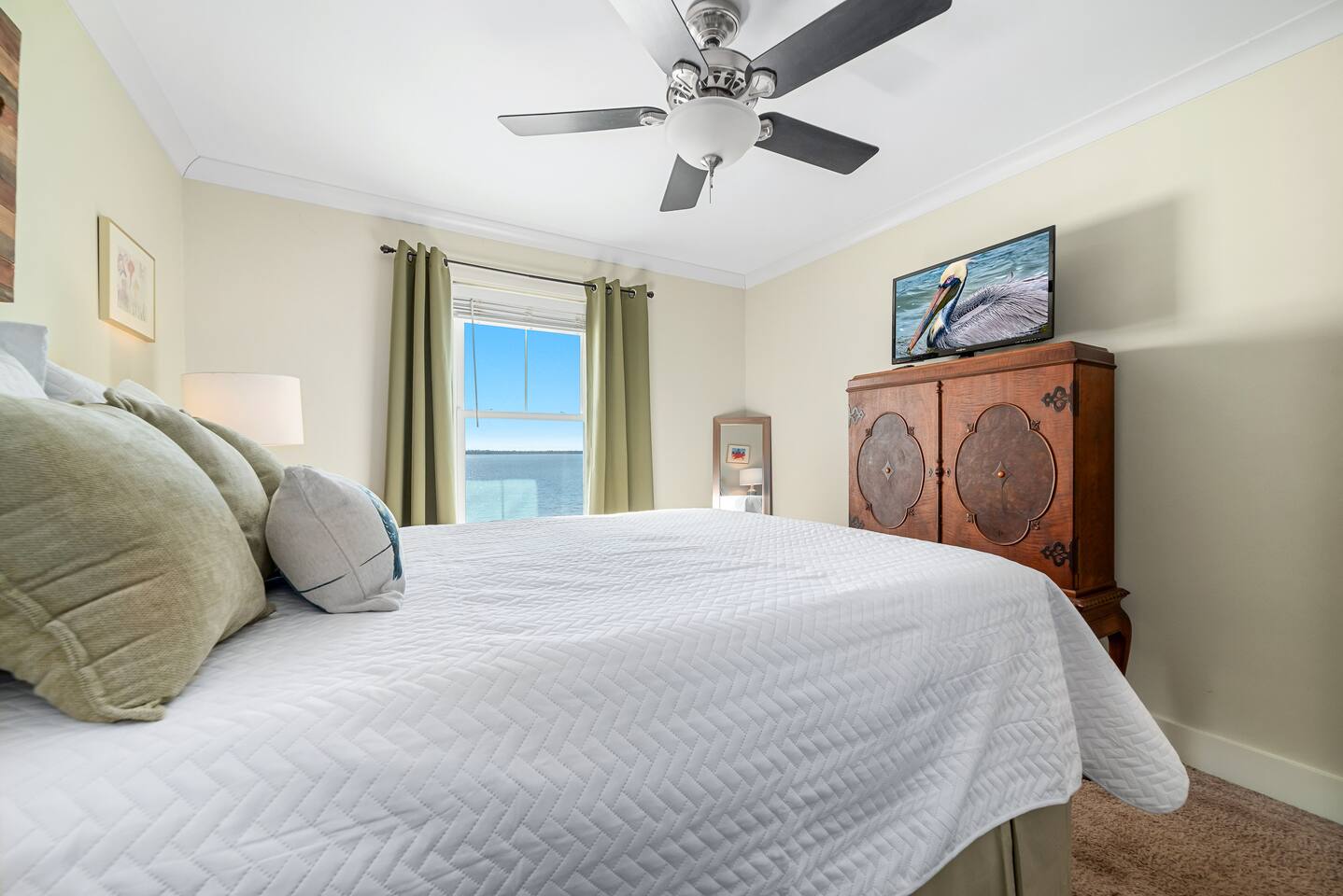 Wake up to serene views after a refreshing night sleep.