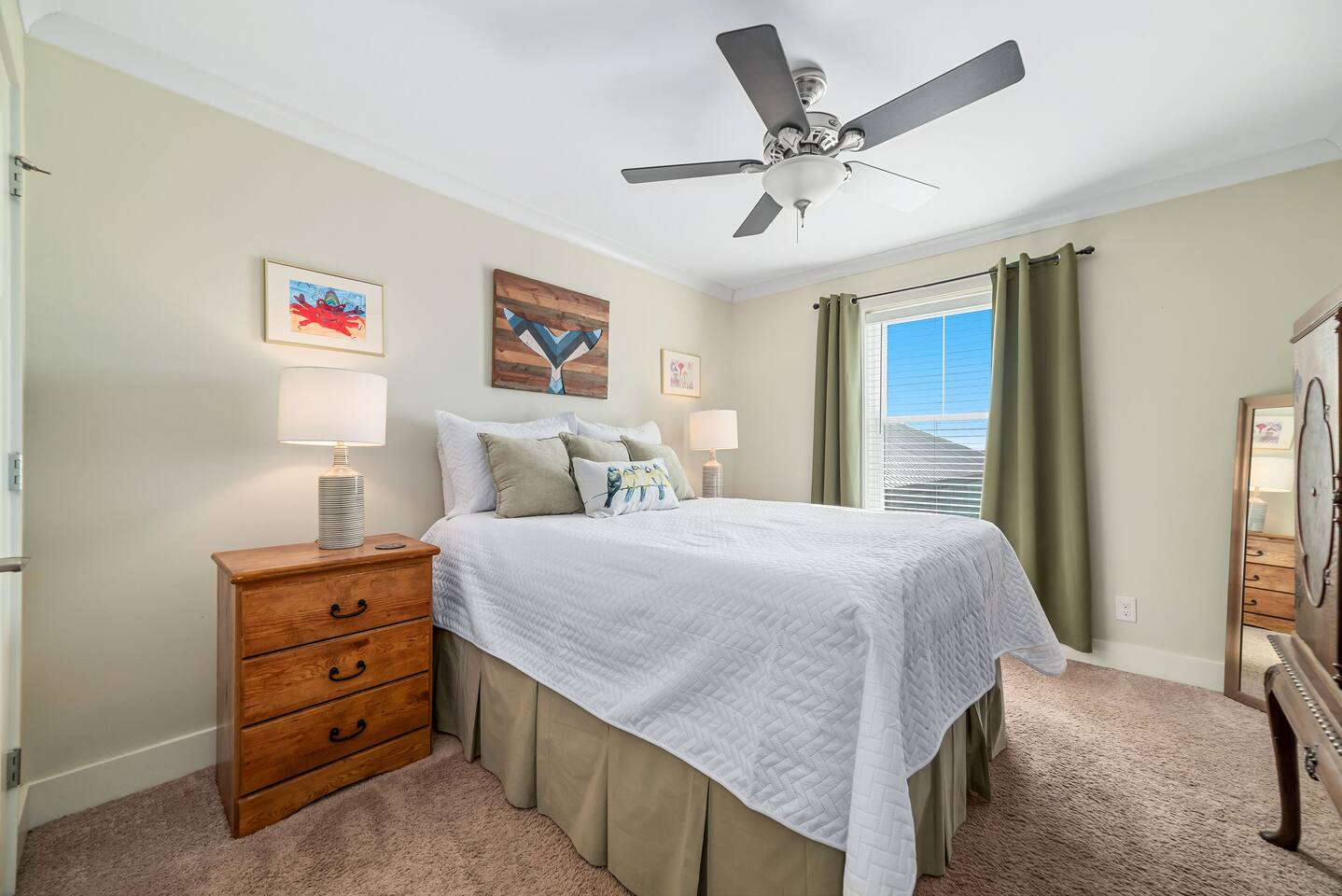 Wake up to serene views after a refreshing night sleep.