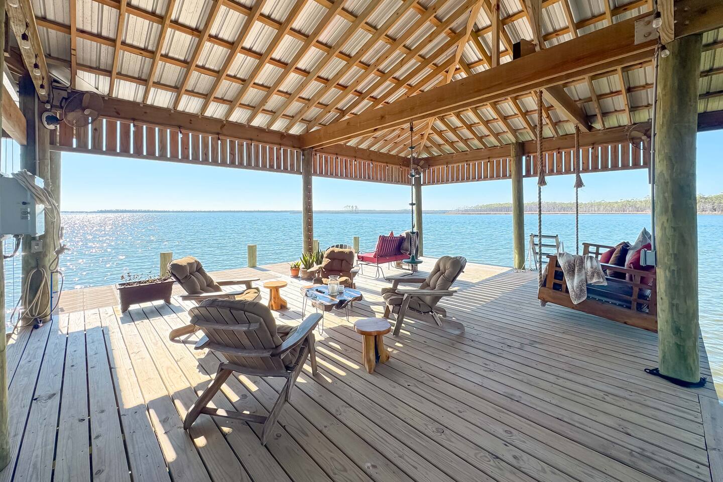 Fish, swim, or just relax and take in the stunning sunsets!