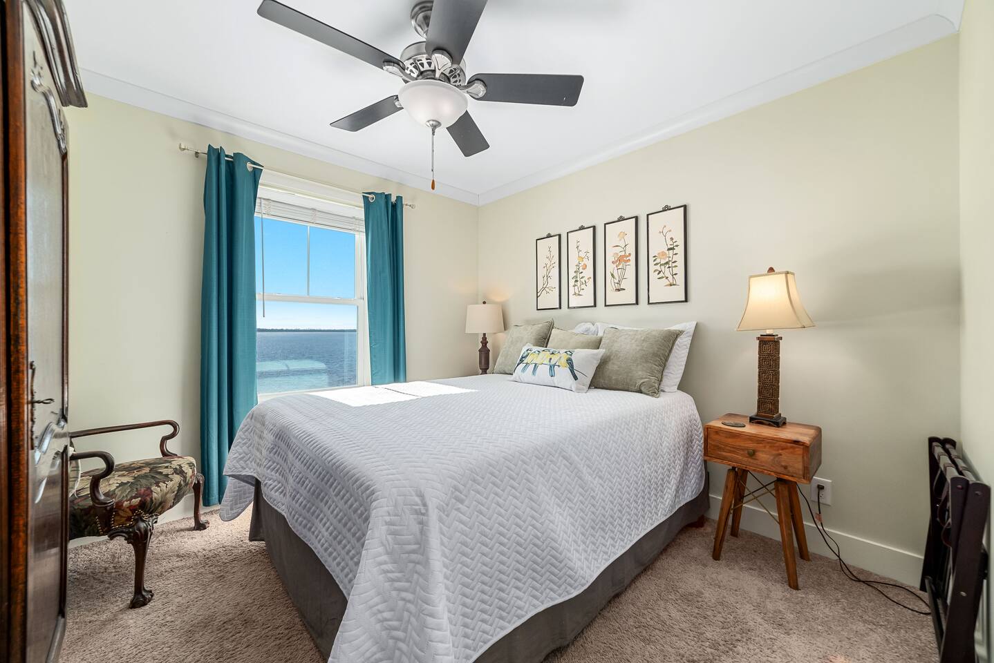 Wake up to serene views after a refreshing night sleep.