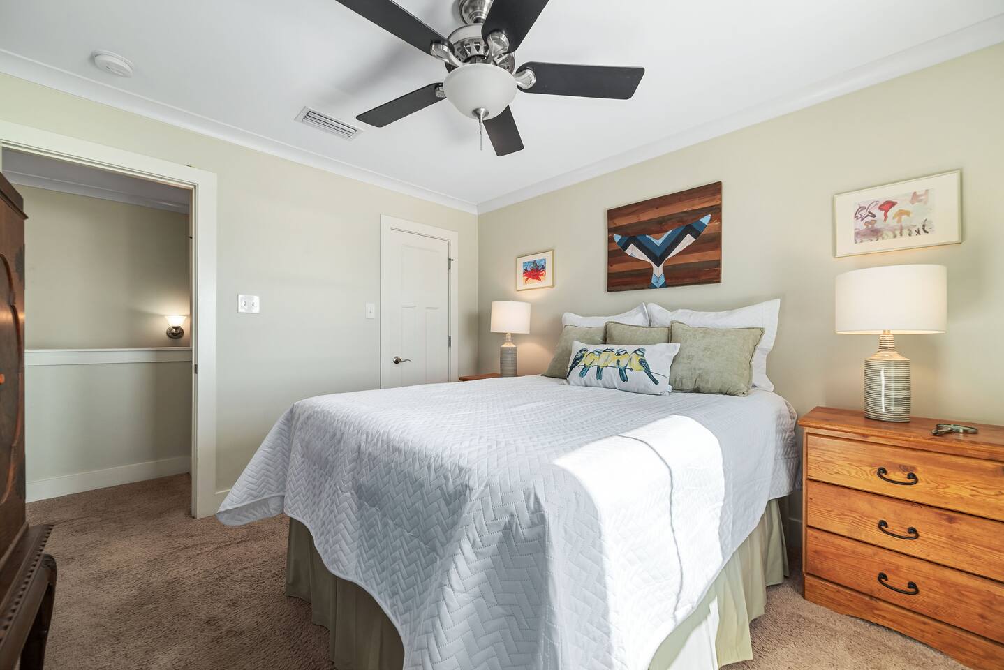 Wake up to serene views after a refreshing night sleep.