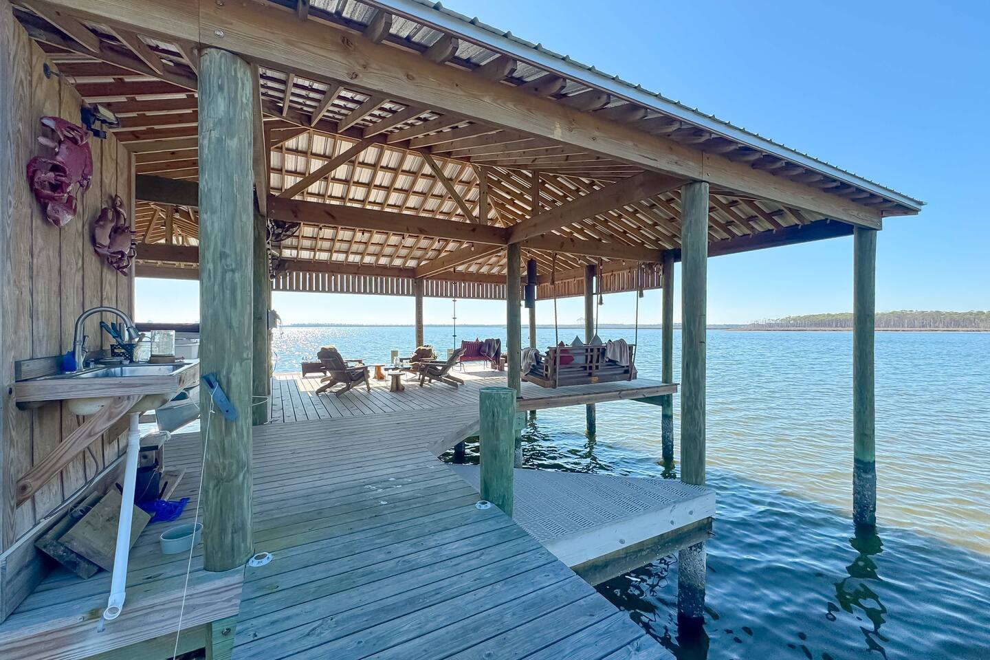 Fish, swim, or just relax and take in the stunning sunsets!