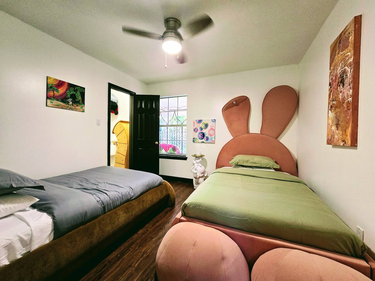 What more can be said!? The pictures say it all. The kiddos absolutely LOVE these beds! Say "good night" to the "time to go to bed" battle:)