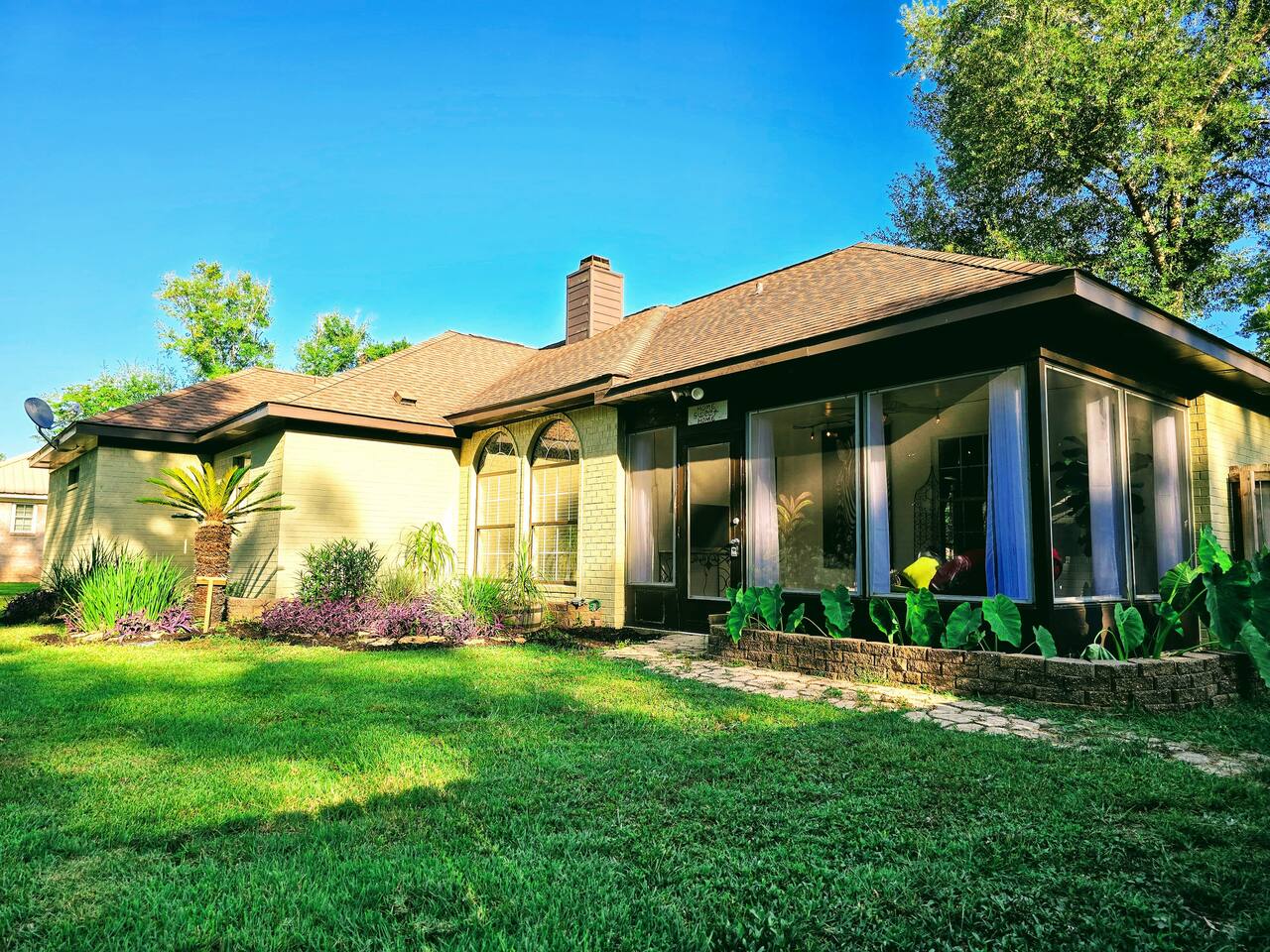Enjoy serinity, a cook out, or play ball with the kids in your private green space.