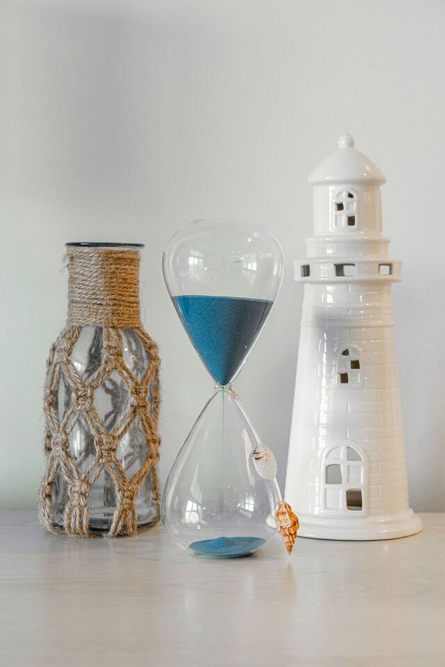 A beautiful space with nautical touches.