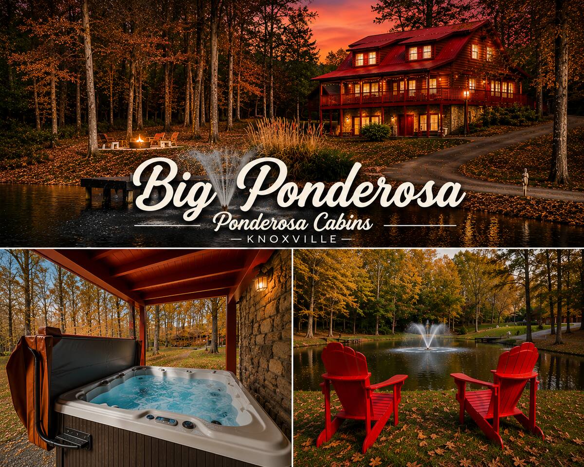 Log Cabin•Hottub•Sauna•16 acres•Near UTK, Smokies