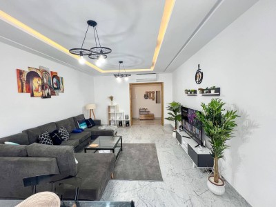 Living room seen from the dining area