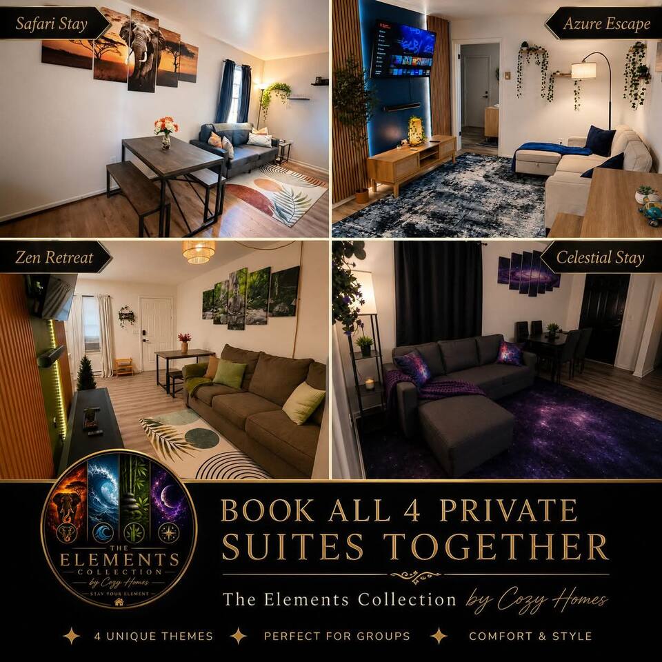 Elements Collection | 4 Private Suites for Groups