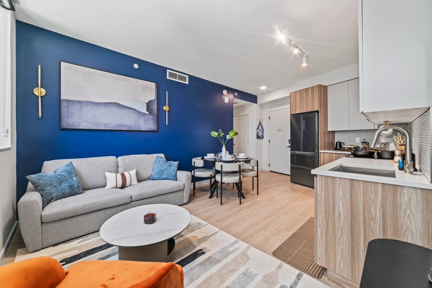 Furnished + Stocked 6th Floor Guest Suite Studio (with full access to amenities.)