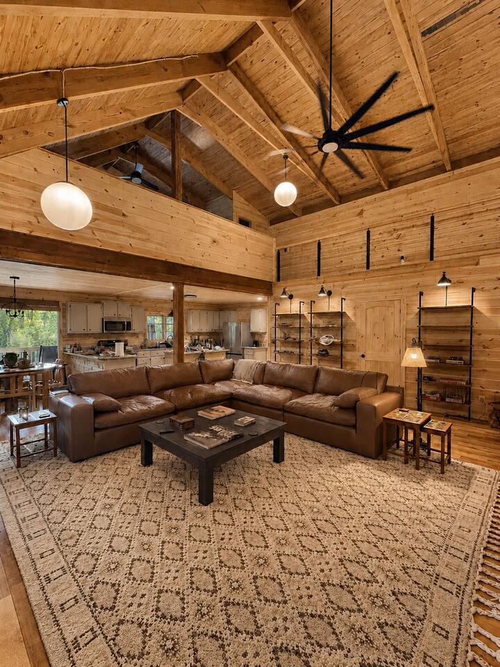 Peaceful Luxury Cabin Retreat Minutes from Oxford