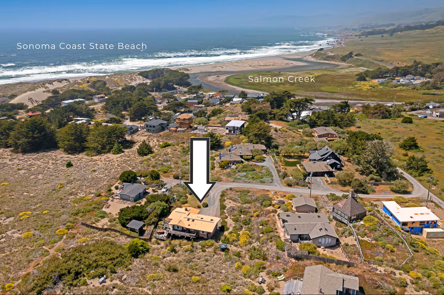 Coastal retreat near Sonoma Coast State Beach and Salmon Creek