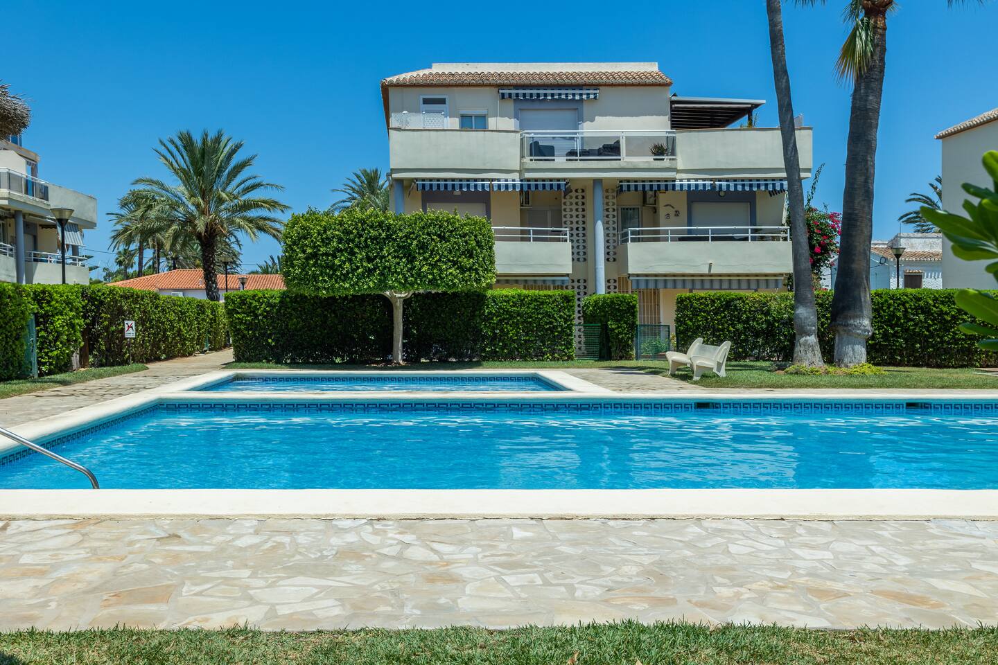 Piscina| 500m de la playa| Parking gratis| 3dorm — foto 1