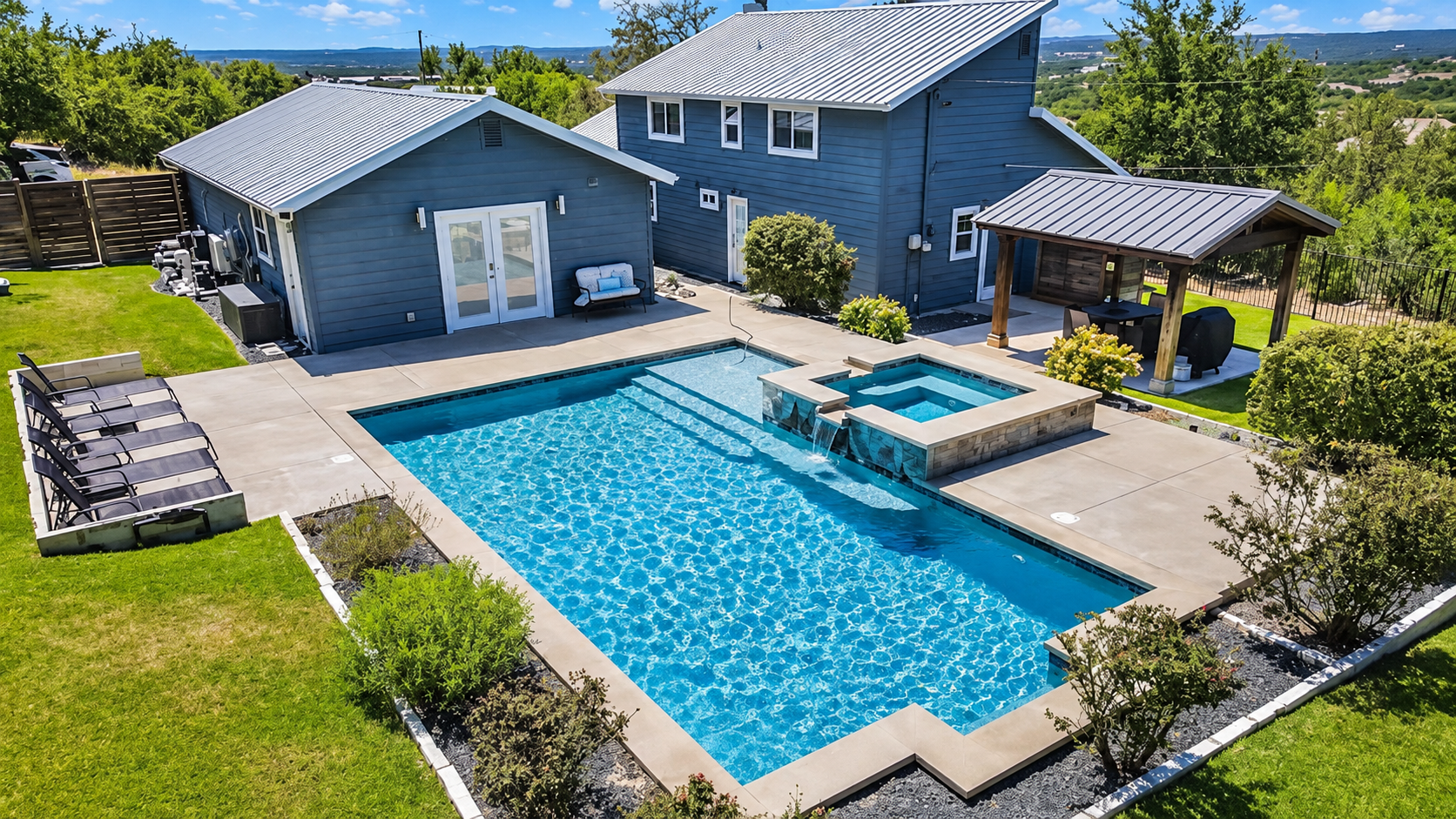 NEW! Fall Hill Country | Hot Tub, Pool, Sleeps 11