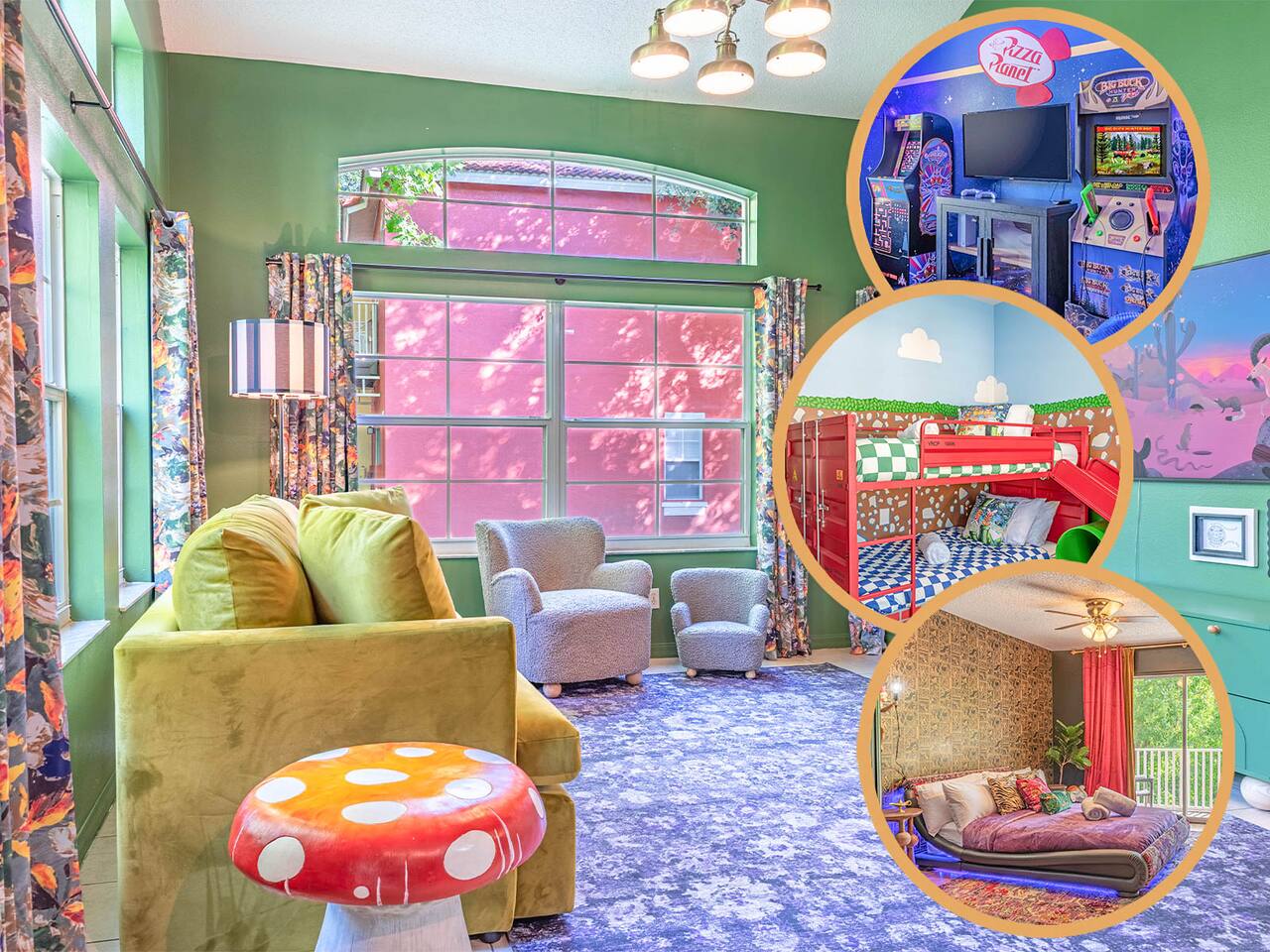 Immersive themed family getaway min from Disney