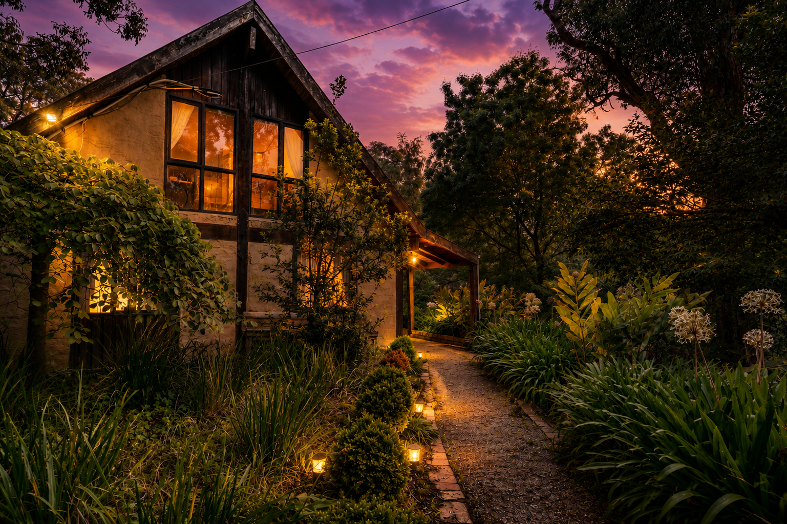 Myrtle & Birch - Sun-Kissed Forest Garden, Emerald