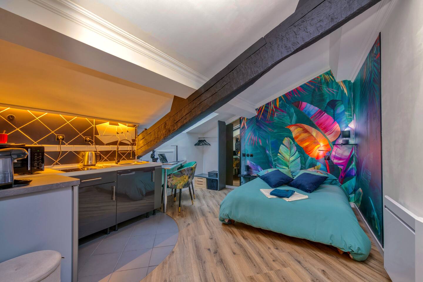 Chambre de luxe à Tullins - Parking & Netflix