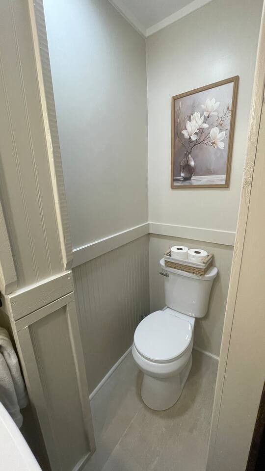 Hallway half bathroom