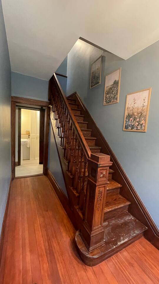 Period staircase  - no access to guests upstairs - under renovation for 2028