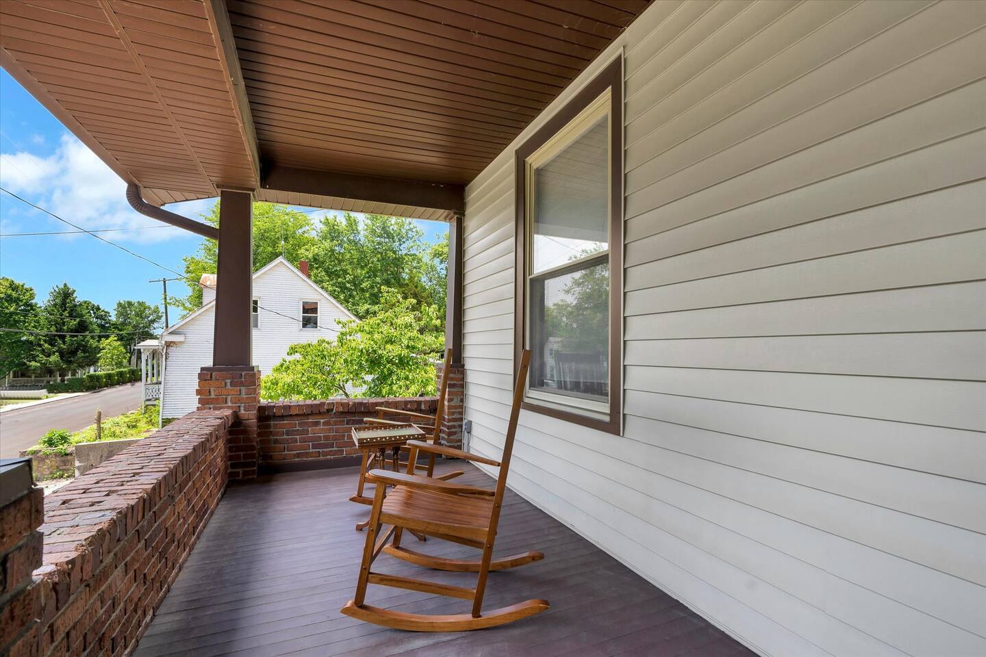 Rocking chairs on front porch