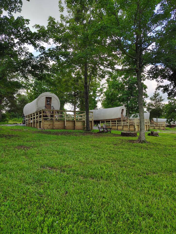 Covered Wagon at Cherrywood Farm- Hearthstone