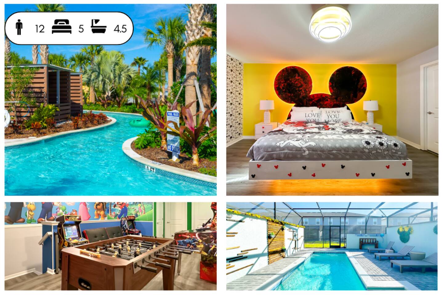 Themed Home with Pvt Pool in Amazing Resort 238861