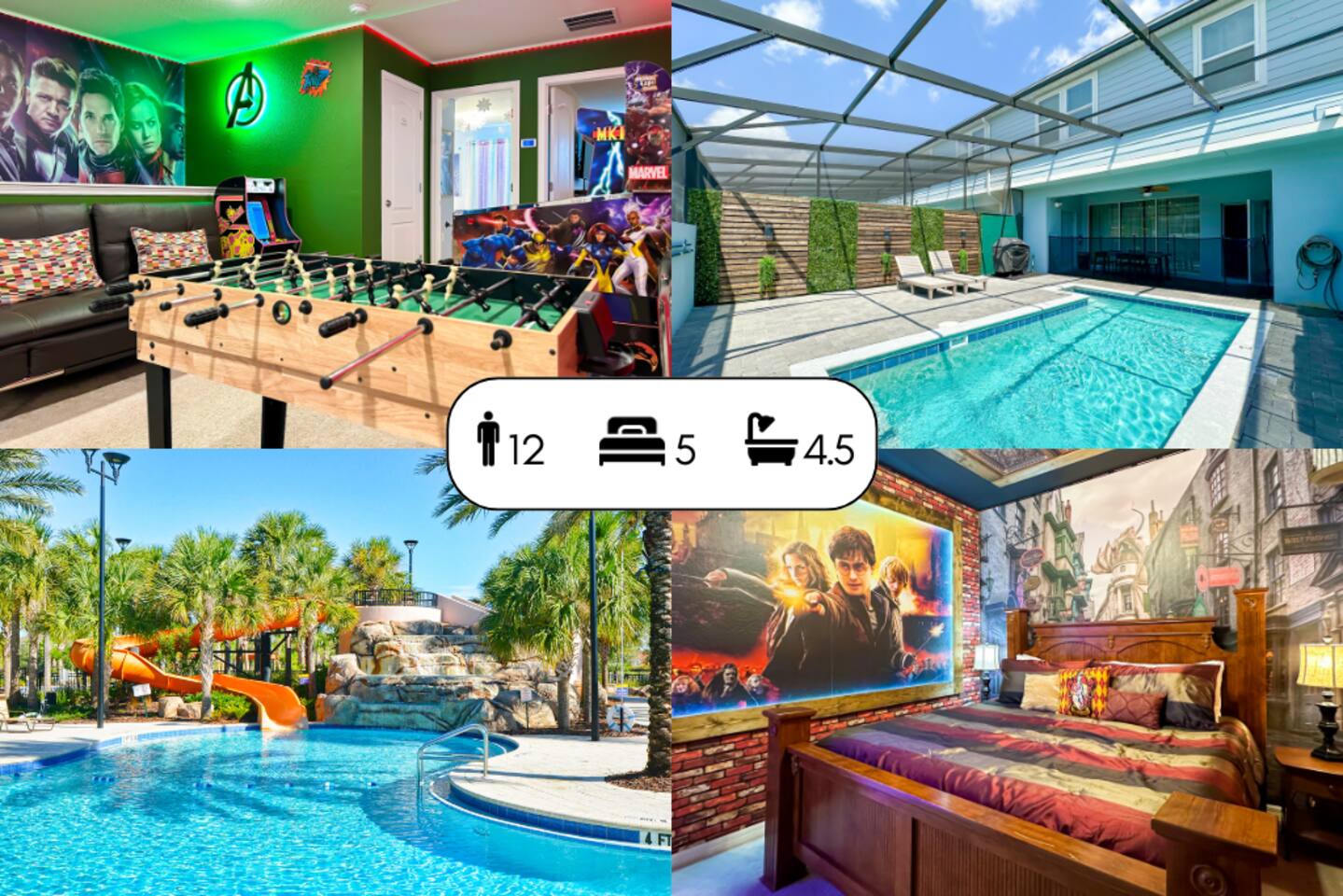 Thematic House Pvt Pool /Game Room / Resort 271441
